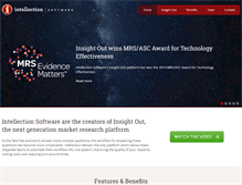 Tablet Screenshot of intellectionsoftware.com